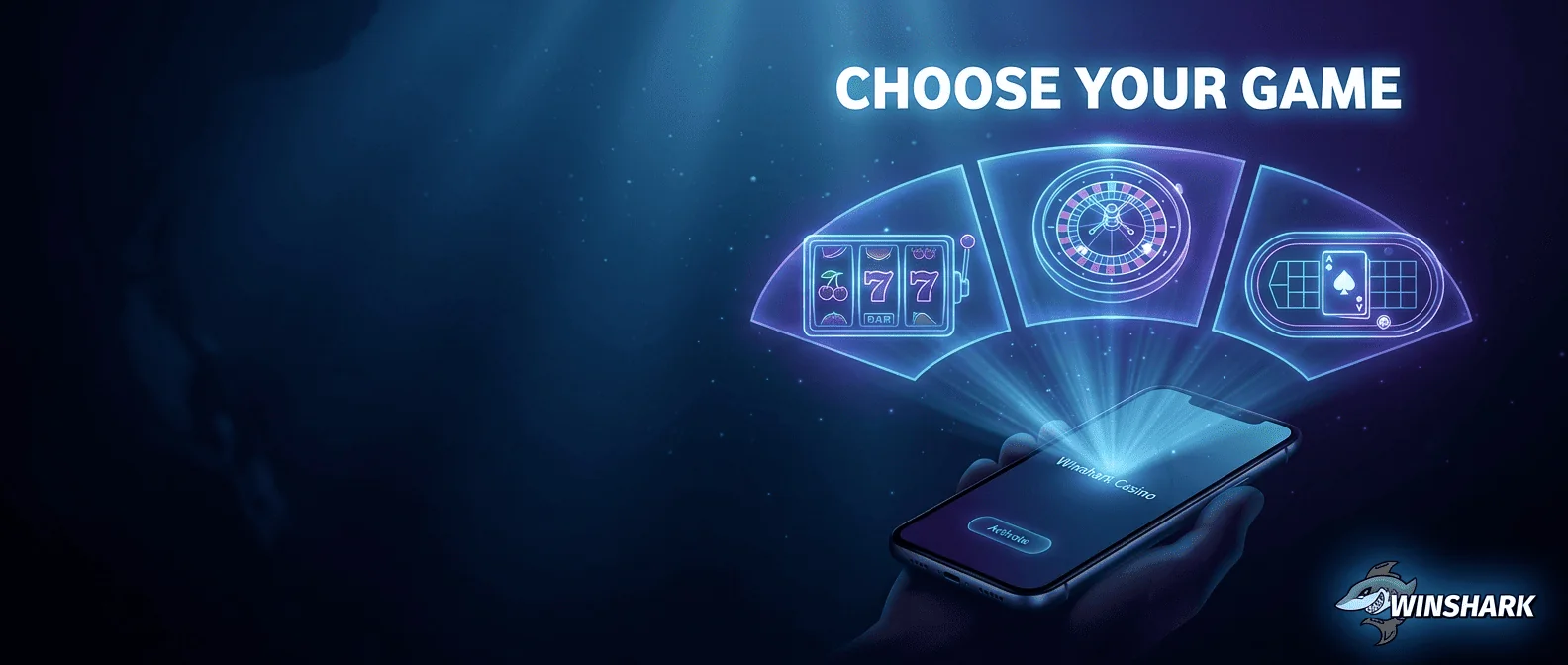 Winshark arcade παιχνίδια με πολύχρωμα γραφικά